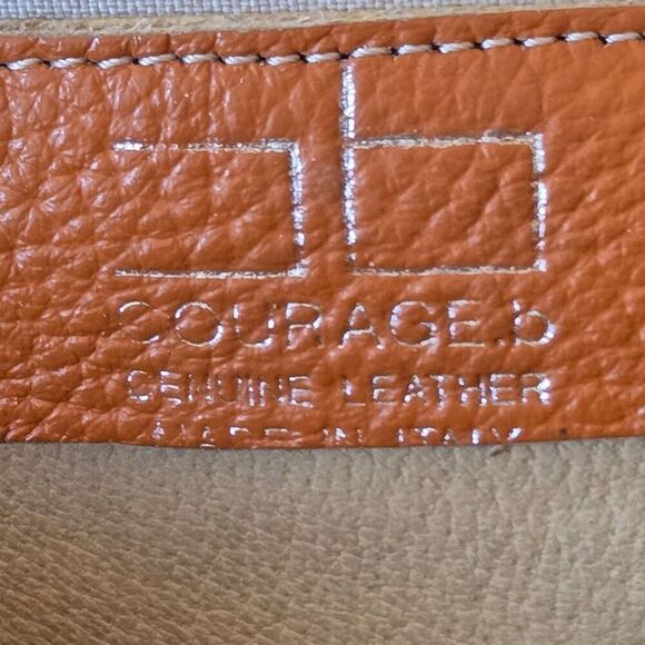 Sarep + Rose Womens Genuine Leather Handwoven Fabric Top Handle Handbag Brown - Picture 10 of 10